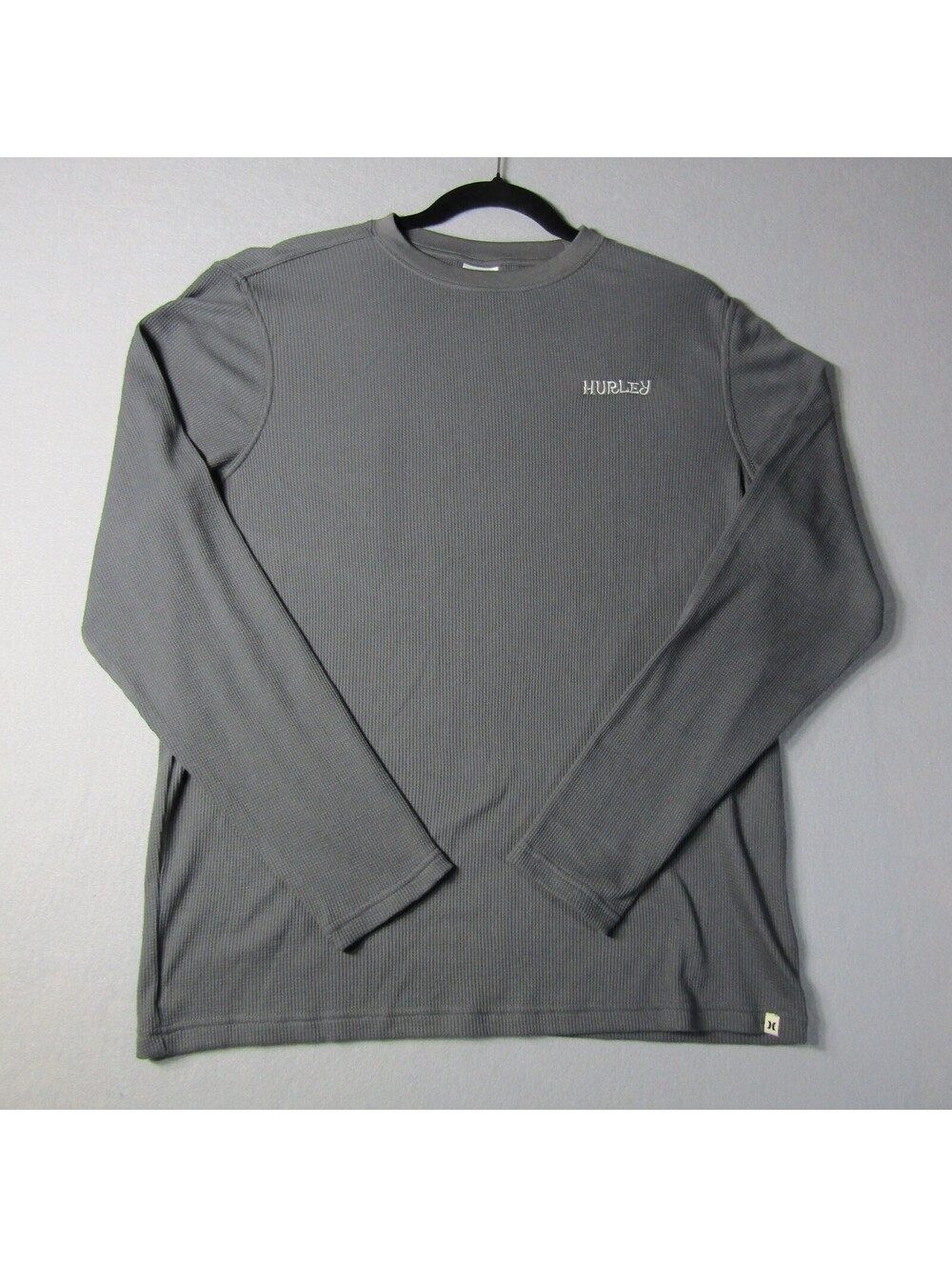 NWT Hurley Islander Thermal LS Shirt Men's M Ion Grey